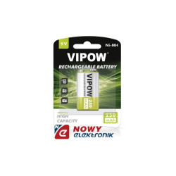 Akum. 6F22 250mAh NiMH HF9 VIPOW 9V NI-MH