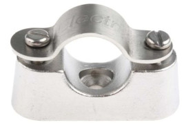 Spinka do kabli Zacisk siodłowy, 20mm, materiał: Stal nierdzewna 316, 19.3 x 18.2mm, RS PRO