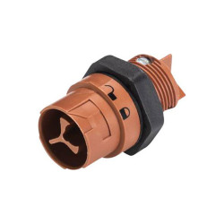 Wieland 46.032.5051.4 RST® MINI Bullet Connector Plug 2 Pins M16 Mount