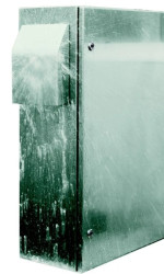 Kratka otworu 291x291mm alucynk z filtrem, IP55 NSYCAP291LZF