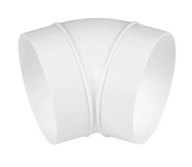 Kolano kanału okrągłego 45 stopni fi 100 KO100-23/45