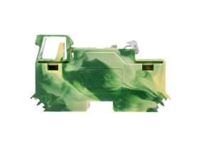 Złączka szynowa PE 2-przewodowa 16mm2 żółto-zielona 283-607