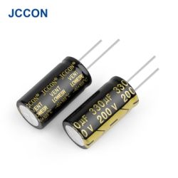 KONDENSATOR AUDIOFILSKI 330UF 200V Ø18x35 JCCON LOW ESR