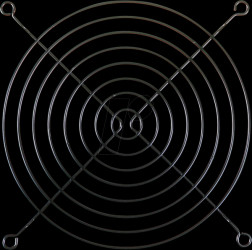 FGR-140B Kolink Classic fan grille, 140 mm, black