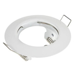 Oprawa sufitowa Dain biała okragła stal nieruchoma