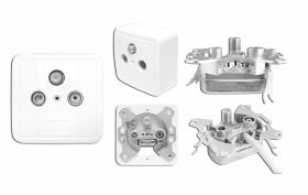 Gniazdo abonenckie TV/SAT/R końcowe