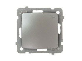 KARO Wyłącznik schodowy IP-20 zaciski gwintowe srebrny perłowy ŁP-3S/m/43 OSPEL