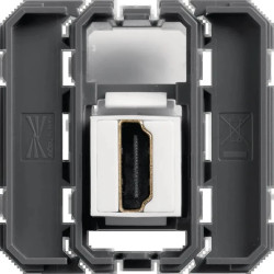 Lumina/Gallery gniazdo HDMI przelotowe mechanizm 2M/1M WXF633