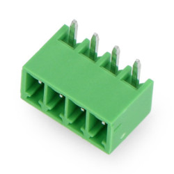 Listwa montażowa KF2EDGR-Y-3.5-4P, męska, 4-pinowa, raster 3,5mm, kątowa, zabudowana