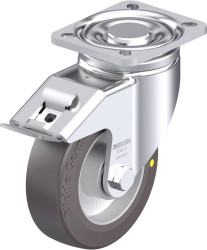 Blickle 896756 LH-ALST 125K-1-FI-AS Rolka obrotowa z blachy stalowej Średnica koła: 125 mm Maksymalne obciążenie: 370 kg