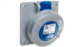 Gniazdo Tablicowe 3P 16A 230V Niebieskie Ip67 P17 Tempra Pro 555384