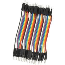 Przewody połączeniowe 10cm 40szt męsko-męskie