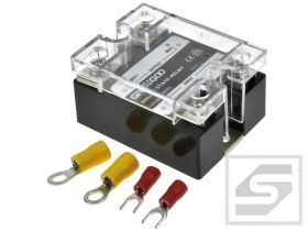 Przekaźnik GDH8048ZD3;1-FAZ.;SSR GREEGOO;INPUT.3-32VDC;80A;48-480VAC