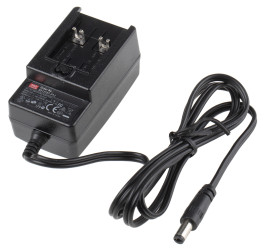 Adapter AC/DC Uwy 7.5V dc Iwy 1.33A Złącze 2,1 x 5,5 x 11 mm, biegun dodatni w środku 10W, typ wtyczki: Wtyk