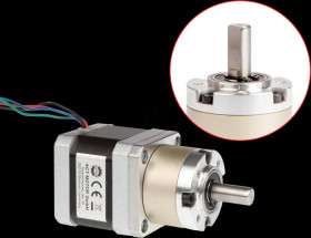 17HS4417AG5.18-XJTH Geared stepper motor, 1.7A, 1:5.18.2.07 Nm
