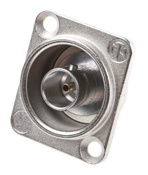 Złącze koncentryczne Montaż na panelu Żeński 75Ω typ złącza Złącze BNC Lutowane