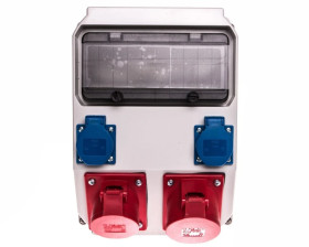 Rozdzielnica budowlana ADAMÓW 32A/5P, 16A/5P, 2x2P+Z 9036830W