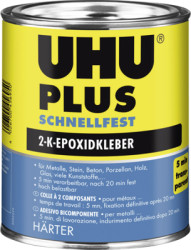 Epoxy adhesive 855 g can, UHU PLUS SCHNELLFEST HÄRTER 855G