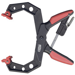 Bessey XCR4 Clamp Max Span:100mm Nosing Length:75mm Ratcheting