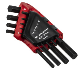 Zestaw kluczy imbusowych Jednostki metryczne Facom L 9 szt.