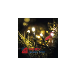 Lampki ozdobne CHRISTMAS 5M WW 100LED IP20 choinkowe christmas