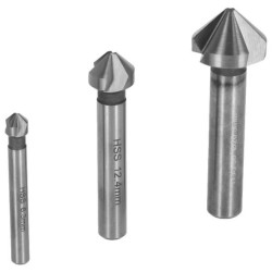 Pogłębiacz stożkowy 90 HSS DIN 335 PT 6.3/12.4/20.5 zestaw 3 elem. STALCO PERFECT S-72506