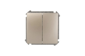 Simon Basic Łącznik świecznikowy, szybkozłącza, satynowy BMW5.01/29