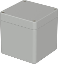 ABS enclosure, (L x W x H) 82 x 80 x 85 mm, light gray (RAL 7035), IP65, 03225000