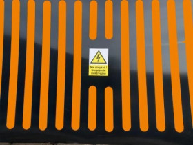 Osłona sygnalizacyjna zabezpieczająca bez opasek pomarańczowo-czarna PK10. PK01943