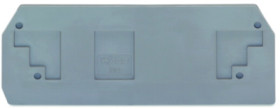End/Intermediate plate for terminal block, 283-325