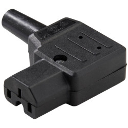 Martin Kaiser 791/kws Hot Wire Connector Right Angle 10 A Black Reconnectable