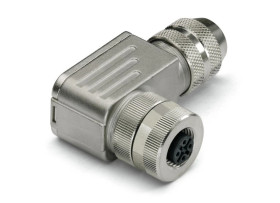 Gniazdo kątowe M12 8-biegunowa 756-9214/090-000