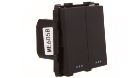 Touchme Mechanizm Łącznik Podwójny Schodowy Czarny Me605b