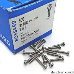 3060720 M3X16/BN81882 DIN7985A SCREW BOSSARD