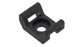 Podstawka Montażowa Przykręcana Do Opasek Zaciskowych 22X16 Czarny /20Szt./