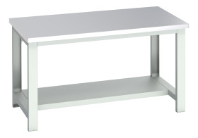 Stół warsztatowy szer. 900mm maks. obciążenie: 450kg Podstawowy stoł Blacha stalowa dł. 1500mm wys. 840mm