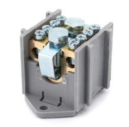 Listwa zaciskowa odgałęźnik WLZ 1 x 70mm2 + 4 x 25mm2 Szary WLZ-70/4x25/SZ