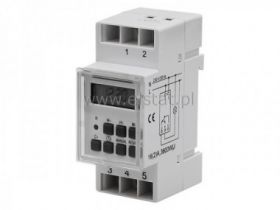 Programator czasowy 7-dn. cyfrowy TGE 12, DIN