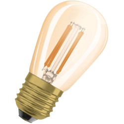 OSRAM 4058075779945 Vintage 1906 LED CLASSIC EDISON DIM 4.8W 822 Gold E27 Bulb