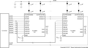 24-ch 12-bit PWM LED driver w/7-bit dot correction 8-bit global brightness