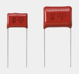 Kondensator foliowy 68nF 400V dc Panasonic Polipropylenowe rozstaw: 15mm THT ±5