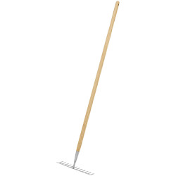 Sealey GTWH011 Premier Garden Rake with Long Ash Handle &amp; Stainless Steel Tines