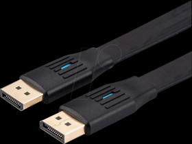11995864 DisplayPort 1.4 cable, flat, 8K @ 60 Hz, 5 m