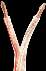 CAGW6000TR1000 Nedis Speaker Cable | 2x 6.00 mm² | CCA | 100.0 m | Round | PVC