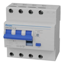 WYŁĄCZNIK DRCBO4 B 40/0,03/3+N TYP A RÓŻNICOWOPRĄDOWY Z CZŁONEM NADPRĄDOWYM 09945108