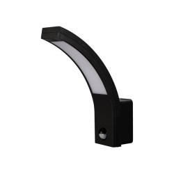 Kinkiet LED czarny FALCO B 10W PIR NW czujnik ruchu IP54 GXPS122 GREENLUX