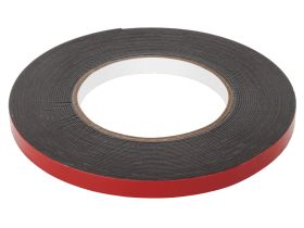 Taśma piankowa dwustronna REBEL (1 mm x 10 mm x 10 m) czarna