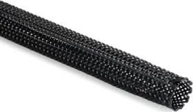 Fabric hose, inner Ø 6 mm, range 4-8 mm, black, halogen free, -60 to 150 °C, 170-40600