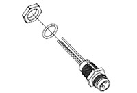 Złącze wielostykowe przemysłowe 4-pinowe M8 Montaż tylny Wtyczka Brad from Molex