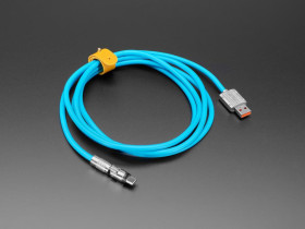Adafruit Blue USB Type C to USB A Cable with 540 Degree Rotating End